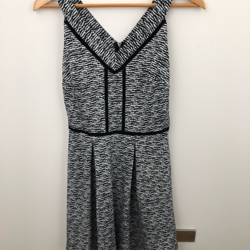 Black White Scuba Mossimo Dress